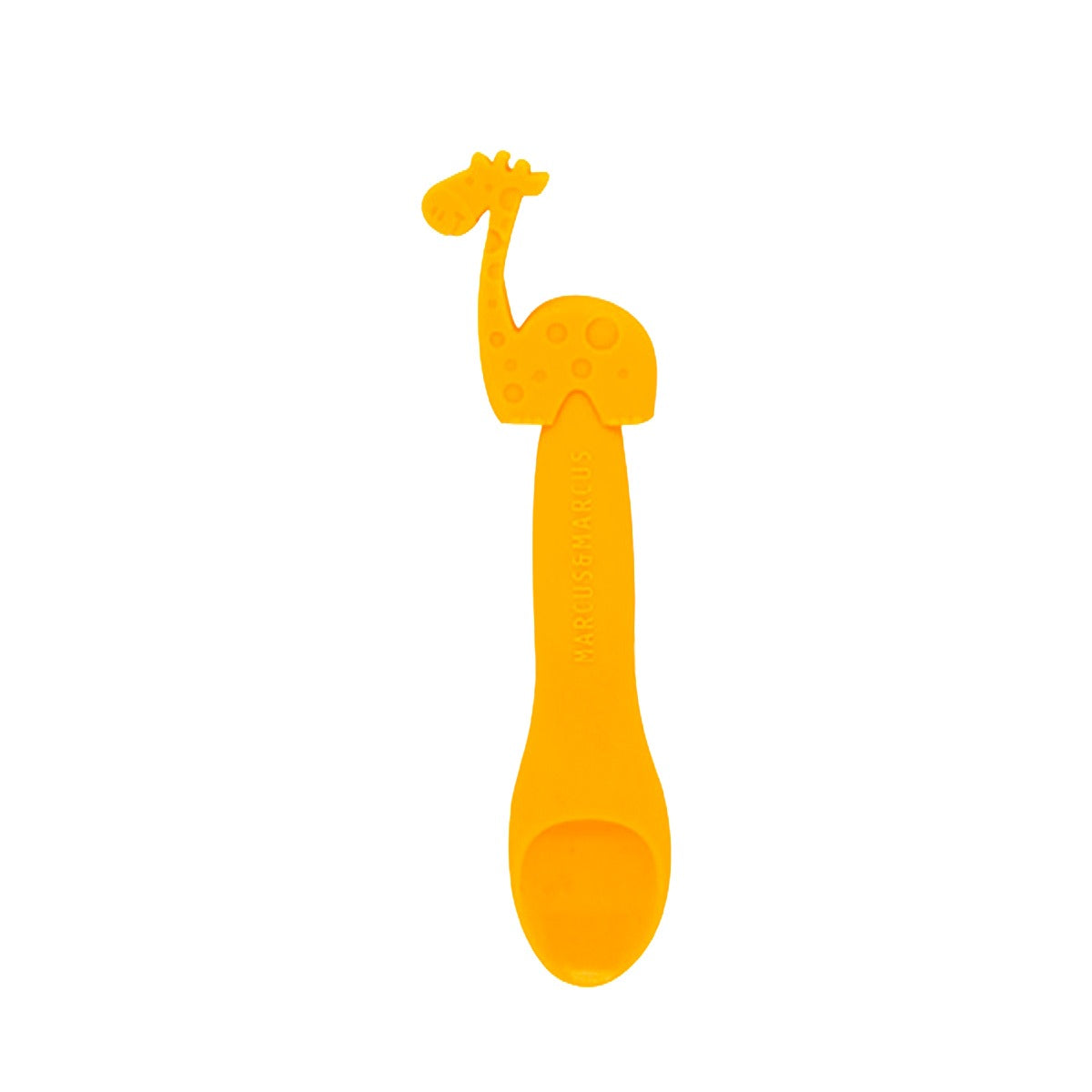Colher em Silicone Girafa Lola Amarelo - Marcus & Marcus
