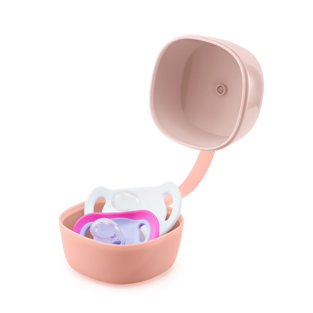 Porta Chupetas Soft Rosa Fisher-Price