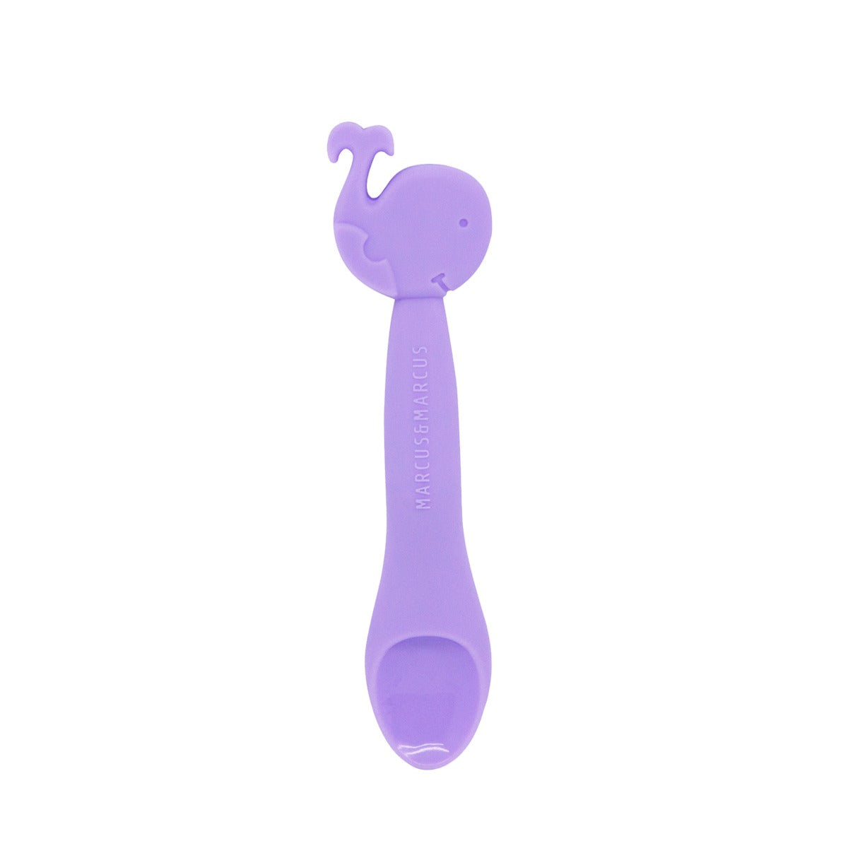 Colher em Silicone Baleia Willo Lilás - Marcus & Marcus
