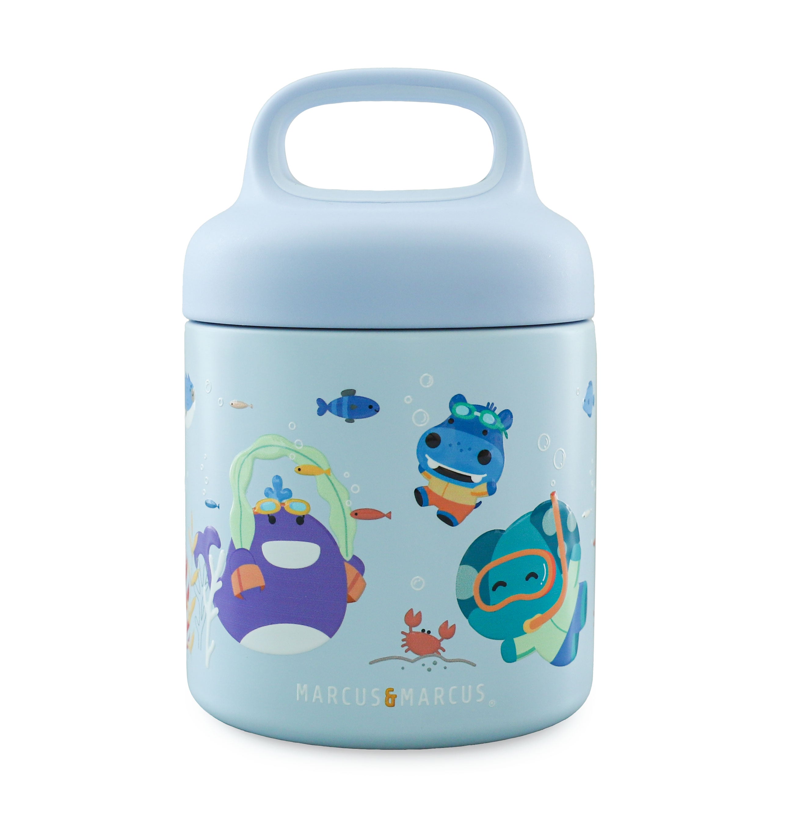 Pote Térmico com Alça 300ml SeaLife Azul – Marcus & Marcus