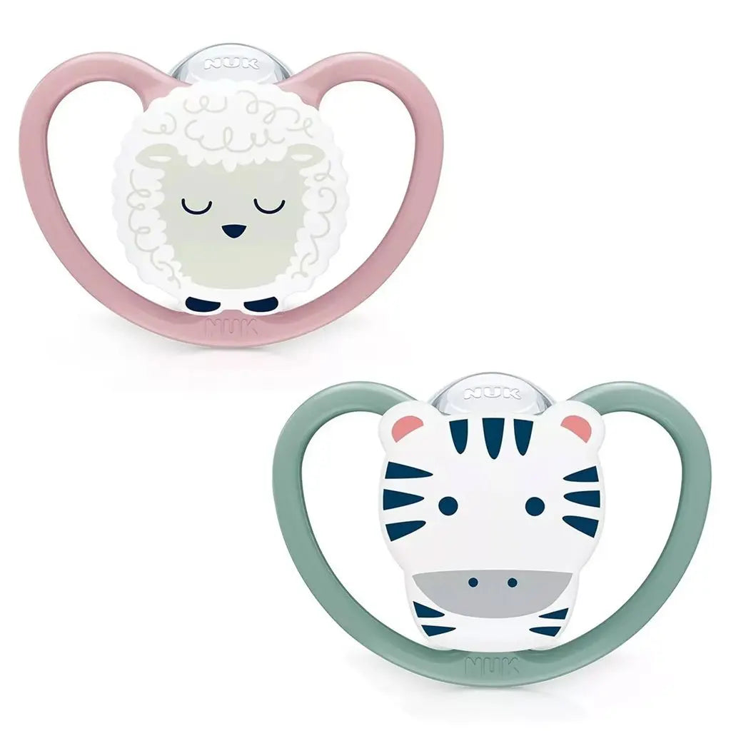 Kit 2 Chupetas Space Girl 6+ Meses Rosa - NUK